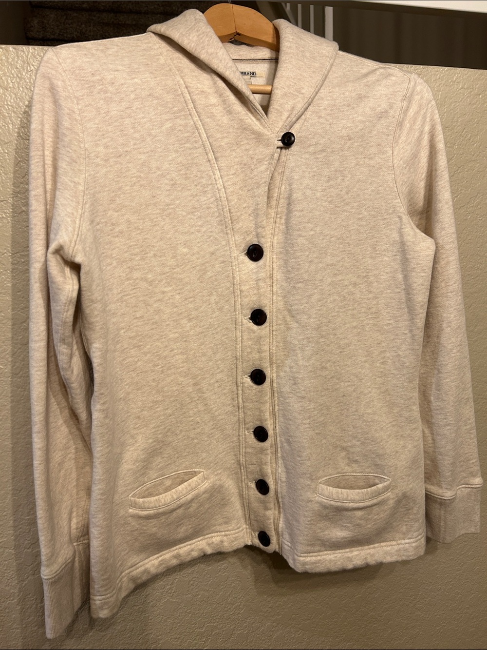 Lucky Brand Ladies Fleece Sweatshirt Cardigan